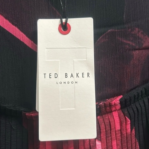 NWT Women's Floral Georgette Tiered A-Line Skirt Dress (Size US 8) - Picture 4 of 4